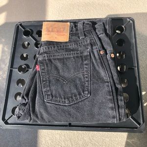 90s vintage Levi’s 512 high waist slim fit tapered mom jeans
